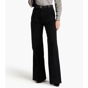 Nili Lotan Black flavor stretch cotton Wide-Leg Pants 6